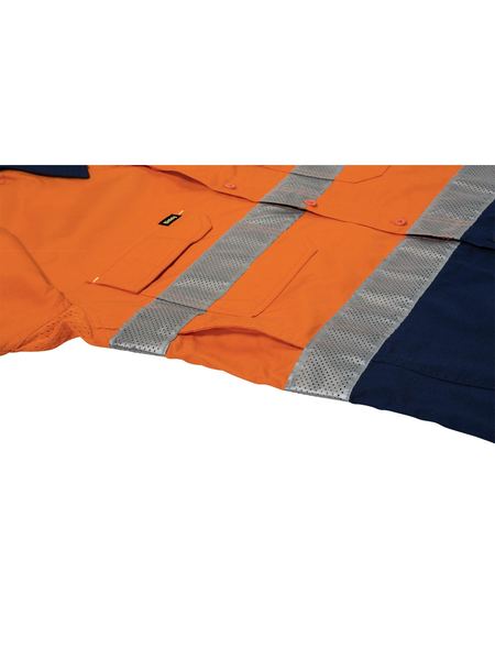 New modern work fit taped hi vis ripstop shirt with X Airflow ...