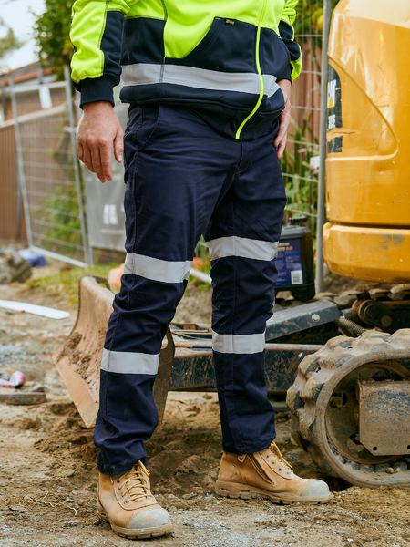 Taped modern fit stretch cotton drill cargo pant - BPC6008T - Bisley ...